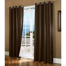 92 Hotel Quality Grommet Top Microfiber Cotton Touch Single Panel Brown Solid Thermal Foam Lined Blackout Heavy Thick Window Curtain Drapes Bronze Grommet Insulated Curtains Drapes Curtains Curtains