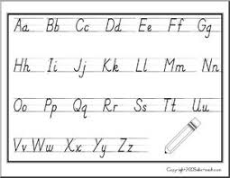 Handwriting Worksheet Manuscript Upper And Lower Case