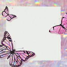 download premium illustration of pink holographic and glittery butterfly butterfly frame pink butterfly butterfly