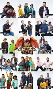 Juri tetap maharaja lawak mega 2018 terdiri daripada tiga selebriti iaitu douglas lim, tya arifin, remy ishak dan scha al yahya. 14 Finalis Peserta Maharaja Lawak Mega 2019 Kembali Menggeletek Malam Sabtu Anda