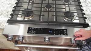 kitchen aid gas convection slide in