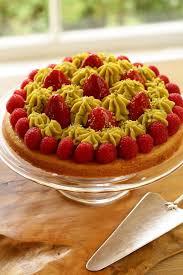 Strawberry Pistachio Tart With Sable Breton Crust Recipe Fruit Tart Recipe Dessert Recipes Desserts
