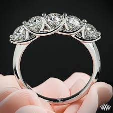 5 Stone Trellis Diamond Right Hand Ring 2316 Right Hand Rings Diamond Engagement Eternity Ring