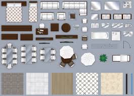 2d Furniture Floorplan Top Down View Style 2 Psd 3d Model 1 Interior Design Plan Modern Furniture Sets Floor Plans