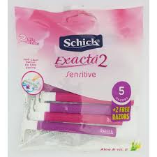 10 best schick womens razors of may 2021. Schick Exacta 2 Sensitive Razors 5 S 2 S Pink Shopee Malaysia