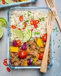 If you buy ground turkey, experiment with turkey burger and meatball recipes. Ground Turkey Cauliflower Rice Recipe Healthy Fitness Meals
