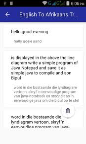 Learning to count in afrikaans can be difficult for language learners, especially since large numbers can become complex. English Afrikaans Translator For Android Apk Download