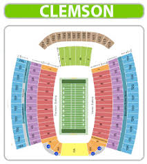 Clemson Football Stadium Seating Chart Rows