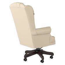Relevance lowest price highest price most popular most favorites newest. Yorkshire Leather Executive Office Chair With Nailhead Trim In Antique White Ch3501awl 03