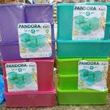 Blossom bowk 1 set 55rb ecer @30 rb. Jual Tupperware Set Taperware Pandora Original Indonesia Toples Set Murah Shopee Indonesia