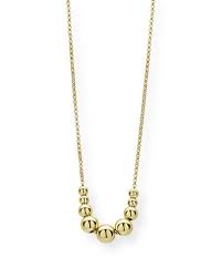 Buy gold jewelry at macy's! 18k Gold Beaded Necklace Neiman Marcus