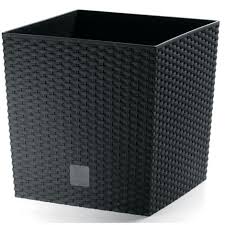 Pflanztopf geli ravenna kunststoff 50x50x42,5 cm anthrazit. Blumentopf Anthrazit Zu Top Preisen