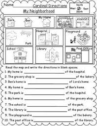 Geography Map Skill Cardinal Directions Worksheets Teaching Maps Map Skills Cardinal Directions