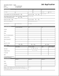 Free Job Application Form Template