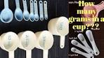 How many Grams in a Cup // Baking Basics // Grams to Cup ... - YouTube