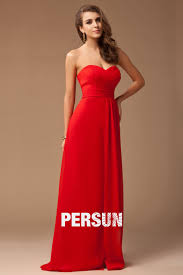 Robe Soiree Rouge Longue Sans Bretelle Avec Fente Frontale Jmrouge Fr