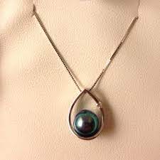 Love My Na Hoku Blue Akoya Pearl Necklace A Pretty Gift From My Parents Pearl Jewelry Design Valentines Jewelry Single Pearl Necklace