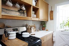 tiny canal cottage kitchen