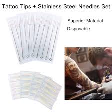 Route 9 tattoo opened up shop five years ago and hasn't looked back since. Buy Tattoo Tips Disposable Needles Set 20pcs Set Stainless Steel Sterilized Tattoo Tool 1 3 5 7 9 11 13 15 Rl Rt 1rl 1rt Online In Taiwan B07tyf67cg