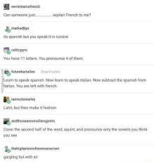 How To Speak French 9gag