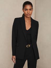 Reiss - Black Petite Tailored Single Breasted Suit Blazer, 2