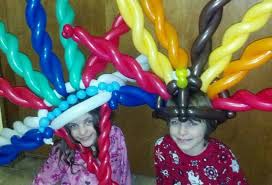Turkey And Indian Balloon Hats For Thanksgiving Day Parade Balloon Crafts Balloon Hat Balloons