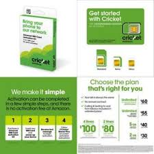 Compatible iphone devices would only require a new sim card. Cricket Wireless Prepaid Universal Sim Card Kit Ebay