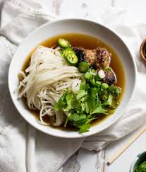 Vietnamese Meatball Pho Noodle Soup Pho Bo Cooking And Beer Recipe Pho Noodle Soup Pho Noodles Health Dinner Recipes