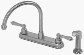 High arc kitchen faucet with side spray. Shop 2 Handle High Arc Kitchen Faucet With Sprayer Brushed Nickel At Mccoy S
