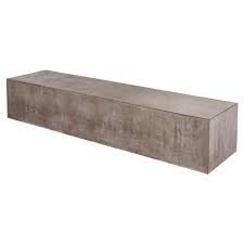 Corbin Modern Grey Concrete Outdoor Coffee Table In 2020 Outdoor Bench Outdoor Coffee Tables Concrete Bench