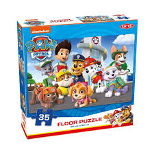 Six dogs solve problems and rescue people in a town called adventure bay. Paw Patrol Vloerpuzzel 35 Stukjes