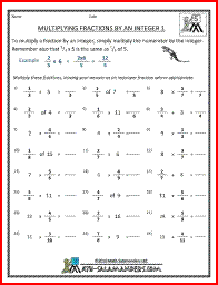 Multiplying Fractions 7th Grade Math Worksheets 7th Grade Math Math Worksheets