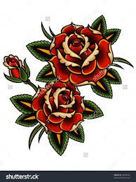 The Vintage Rose Tattoos Designs Vintage Rose Tattoos Traditional Rose Tattoos Vintage Tattoo