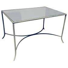 W 45 x h 40 x d 45 cm materials: Zinc And Antique Mirror Coffee Or Garden Table For Sale At 1stdibs