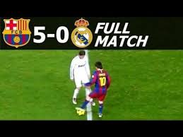 Check out the recent form of real madrid and barcelona. Fc Barcelona Vs Real Madrid 5 0