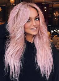 Dusty rose pink 14 wig with air bangs, hand dyed synthetic water wave wig, anime cosplay hair, pink medium shoulder length synthetic hair. See Here The Hottest Ideas Of Pink Hair Colors For Long Hair To Sport In 2018 If You Re Looking For Best Hair Styles Hair Color Pink Long Haircuts With Bangs