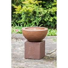 Sie verschönern die terrasse im allgemeinen und. Heissner Garten Und Terrassenbrunnen Set Half Ball Kaufen Bei Obi