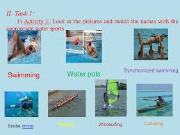 How to name your sports company. Unit 12 Water Sports B Speaking Ppt Video Online Download