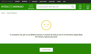 Club azionisti business club azionisti 14 inserisci il codice titolare, e fai click su entra. Intesa Sanpaolo Con Problemi Tecnici