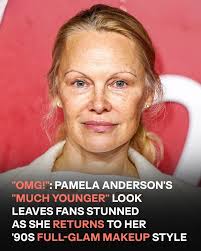 Pamela Anderson's stunning new look with '90s full-glam makeup style