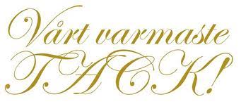 Ett stort varmt TACK! |