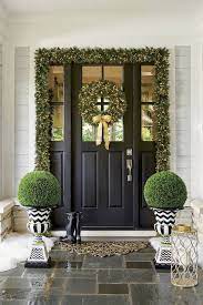 Outdoor rooms outdoor dining outdoor decor outside room landscape elements home porch door sets entry doors front doors antique hardware front entrances porch lighting grand entrance house numbers old world. Christmas Porch Decorations 15 Holly Jolly Looks Grandin Road Blog