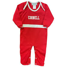 Infant Cornell Long Leg Romper with Stripe
