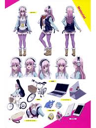 Super Sonico The Animation Super Sonico The Animation Soniani Super Fan Book Anime Books Anime Book Fan Book Blue Anime