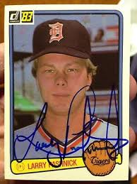 Larry Pashnick autographed 1983 Donruss Detroit Tigers baseball card