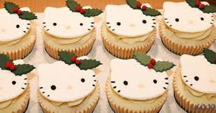غلاف فيس بوك حلويات هيلو كيتي Photo Max صور ماكس Christmas Food Christmas Cupcakes Hello Kitty Cupcakes
