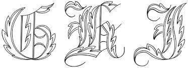 If you've ever paid even a little attention to the appearance of typed letters, you're noticing various fonts. Spoodawgmusic Fancy Calligraphy Alphabet