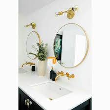 Demikianlah inspirasi tentang model cermin kamar mandi minimalis, semoga dapat memberikan kita wawasan untuk membuatnya, dan akhirnya salam kebersihan diri dari kami d:^^. Cermin Bulat Gold 60x60 Cermin Besi Solid Dekorasi Dinding Pigura Kamar Mandi Wastafel Dan Lainya Shopee Indonesia