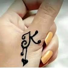 Pin By Khushi On K Letter Henna Tattoo Designs Simple Alphabet Tattoo Designs Tattoo Designs Wrist