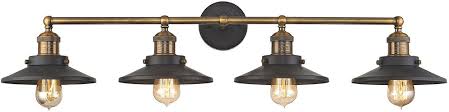 Elk 67183 4 English Pub Modern Antique Brass Tarnished Graphite 4 Light Bathroom Lighting Sconce Elk 67183 4
